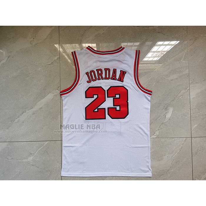 Maglia
 Michael Jordan NO 23 Chicago Bulls Mitchell & Ness 1998 NBA Finals Bianco
